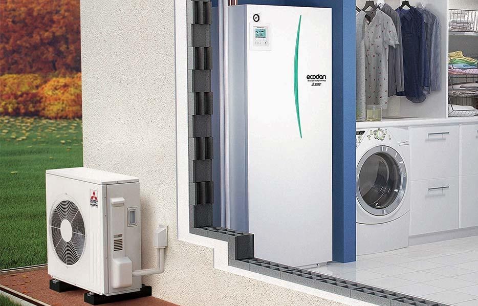 Pompe à chaleur air/eau Mitsubishi Ecodan